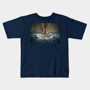 at the edge Kids T-Shirt